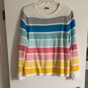 Talbots striped sweater